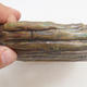 Keramická bonsai miska 16,5 x 16,5 x 4,5 cm, barva hnědozelená - 2/4