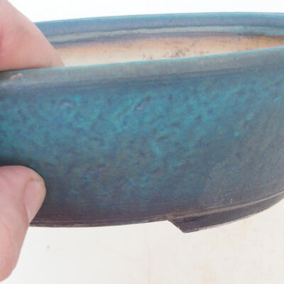 Bonsai miska 19 x 15,5 x 6 cm, barva modrá - 2