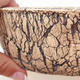 Keramická bonsai miska 21,5 x 21,5 x 6,5 cm, barva praskaná režná - 2/4