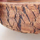 Keramická bonsai miska 19,5 x 19,5 x 6 cm, barva praskaná režná - 2/4