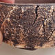 Keramická bonsai miska 8,5 x 8,5 x 4 cm, barva praskaná režná - 2/4
