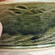 Keramická bonsai miska 17 x 17 x 6 cm, barva zelená - 2/3