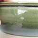 Keramická bonsai miska 19,5 x 19,5 x 7 cm, barva zelená - 2/3