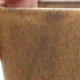 Keramická bonsai miska 8 x 8 x 6 cm, barva hnědá - 2/3