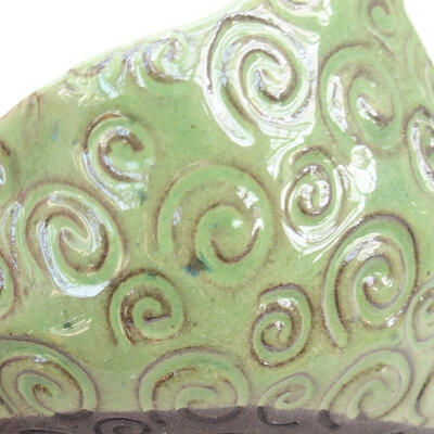 Keramická Skořápka 7 x 7 x 5 cm , barva  zelená - 2