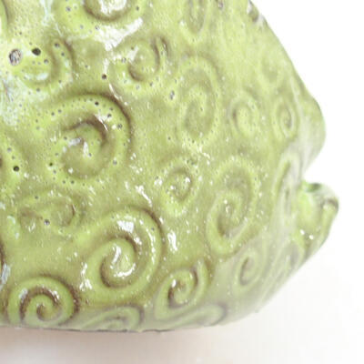Keramická Skořápka 7,5 x 6 x 5 cm , barva  zelená - 2