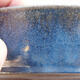 Keramická bonsai miska 20,5 x 20,5 x 5 cm, barva modrá - 2/3