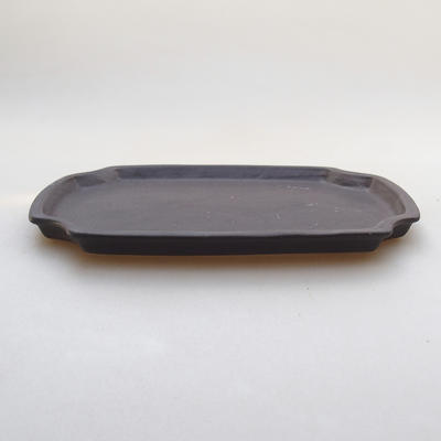 Bonsai podmiska H 03 - 16,5 x 11,5 x 1 cm, černá matná - 2