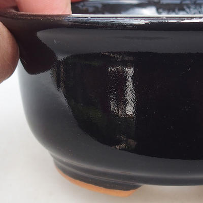 Bonsai miska H 30 - 11,5 x 9,5 x 5 cm, černá lesklá - 2