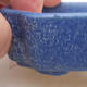 Keramická bonsai miska 10 x 8 x 2,5 cm, barva modrá - 2/4