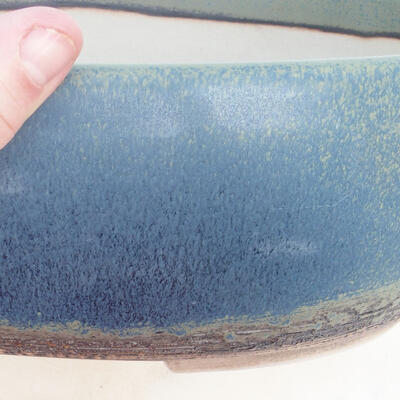 Bonsai miska 34 x 27 x 10,5 cm, barva modrozelená - 2