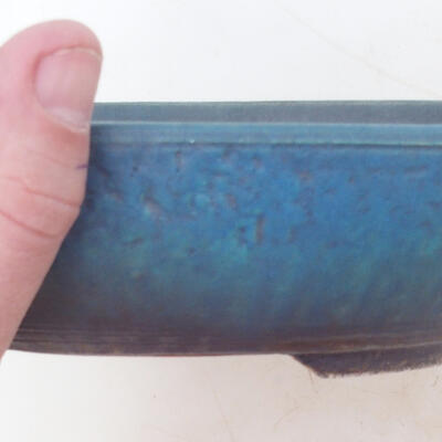 Bonsai miska 23 x 17,5 x 5,5 cm, barva modrá - 2