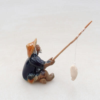 Keramická figurka - Rybář F4 - 2