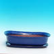 Bonsai miska + podmiska H10 - miska 37 x 27 x 10 cm, podmiska 34 x 23 x 2 cm, modrá  - 2/3