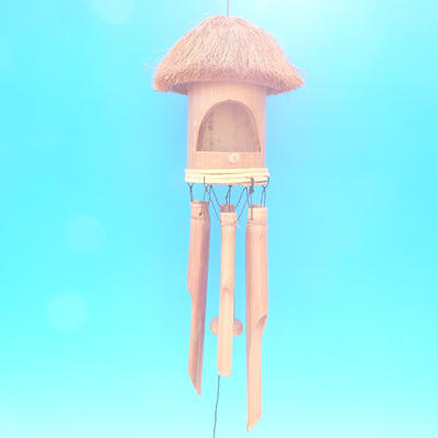 Bambusová zvonkohra Kokos 110 cm - 2