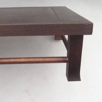 Dřevěný stolek pod bonsaje  hnědý 40 x 30 x 9,5 cm - 3