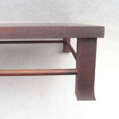 Dřevěný stolek pod bonsaje  hnědý 50 x 40 x 10,5 cm - 3