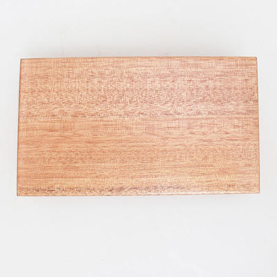 Dřevěný stolek pod bonsaje  hnědý 17 x 10 x 3,5 cm - 3