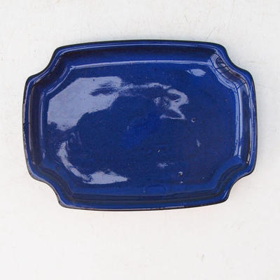 Bonsai podmiska H 01 - 11,5 x 8,5 x 1 cm, modrá  - 3