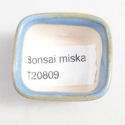 Mini bonsai miska 4 x 3,5 x 2,5 cm, barva modrá - 3