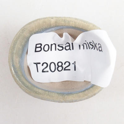 Mini bonsai miska 3 x 2,5 x 2 cm, barva modrá - 3