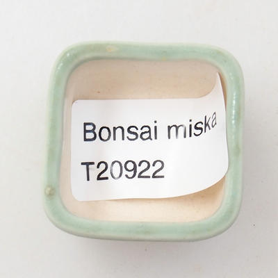 Mini bonsai miska 2,5 x 2,5 x 1,5 cm, barva zelená - 3