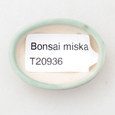 Mini bonsai miska 4,5 x 3 x 1 cm, barva zelená - 3