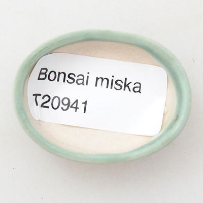 Mini bonsai miska 4 x 3 x 1 cm, barva zelená - 3