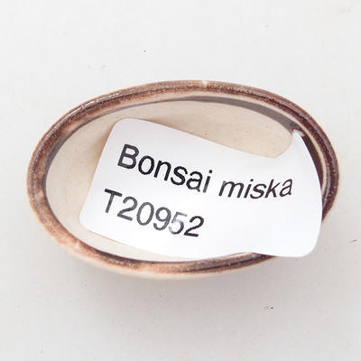 Mini bonsai miska 4 x 2,5 x 1,5 cm, barva červená - 3