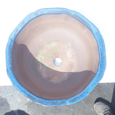 Bonsai miska 36 x 36 x 13 cm barva modrá - 3