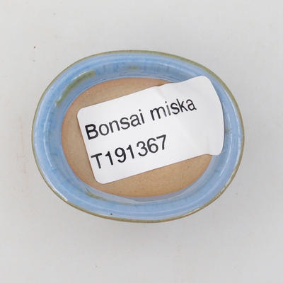 Mini bonsai miska 4,5 x 3,5 x 2 cm, barva modrá - 3