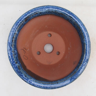 Bonsai miska 15 x 15 x 7 cm, barva modrá - 3