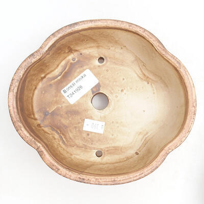 Keramická bonsai miska 17,5 x 15 x 5,5 cm, barva růžová - 3