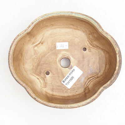 Keramická bonsai miska 17,5 x 15 x 5,5 cm, barva hnědá - 3