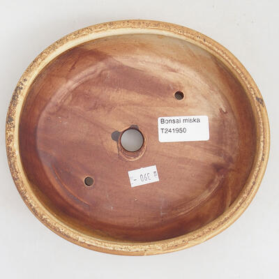 Keramická bonsai miska 18,5 x 16,5 x 5 cm, barva hnědá - 3