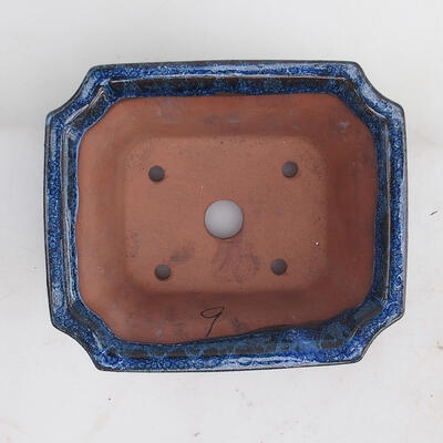 Bonsai miska 14 x 12 x 6 cm, barva modrá - 3