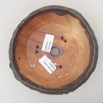 Keramická bonsai miska 16,5 x 16,5 x 5,5 cm, barva režná - 2.jakost - 3
