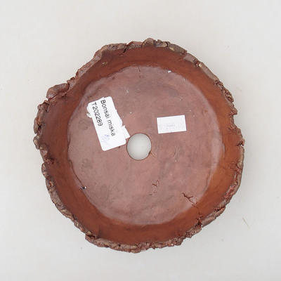 Keramická bonsai miska 13 x 13 x 4,5 cm, barva režná - 2.jakost - 3