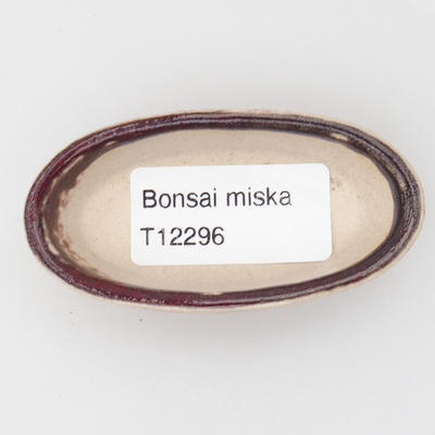 Mini bonsai miska 7 x 3,5 x 2 cm, barva červená - 3