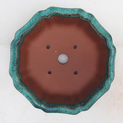 Bonsai miska 19 x 19 x 6 cm, barva zelená - 3