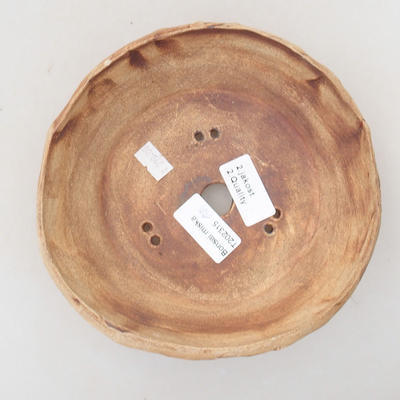 Keramická bonsai miska 17,5 x 17,5 x 6 cm, barva režná - 2.jakost - 3
