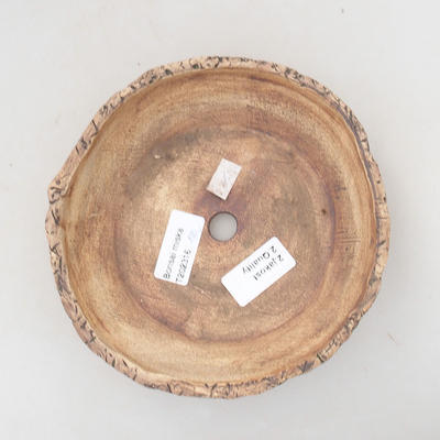 Keramická bonsai miska 16,5 x 16,5 x 4 cm, barva režná - 2.jakost - 3
