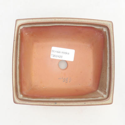 Bonsai miska 14,5 x 12 x 7 cm, barva hnědá - 3