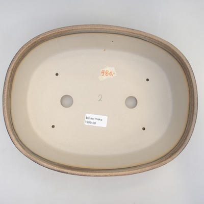 Bonsai miska 29,5 x 23 x 8 cm, barva hnědobéžová - 3