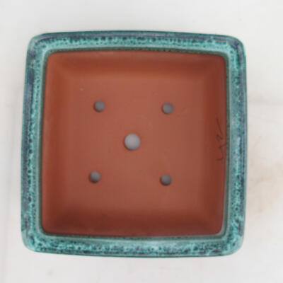 Bonsai miska 23 x 23 x 10,5 cm, barva zelená - 3