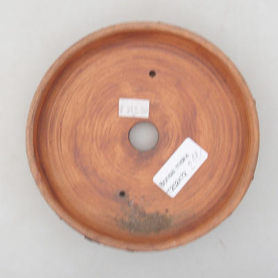 Keramická bonsai miska 14,5 x 14,5 x 3,5 cm, barva praskaná - 3