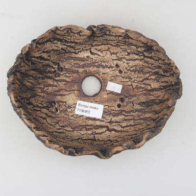 Keramická Skořápka 20,5 x 15,5 x 8,5 cm , barva režná hnědá - 3