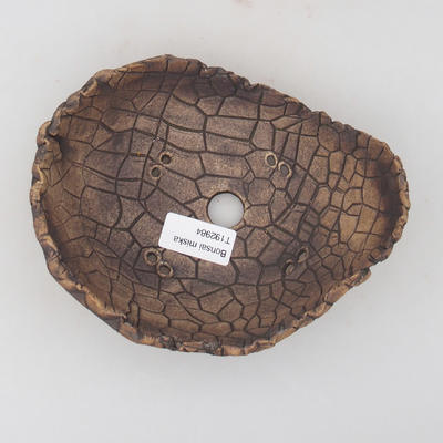 Keramická Skořápka 16,5 x 13 x 5,5 cm , barva režná hnědá - 3