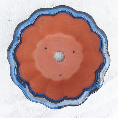 Bonsai miska 22 x 22 x 10 cm, barva modrá - 3