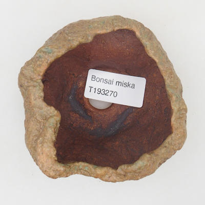 Keramická Skořápka 7 x 7 x 6 cm, barva hnědozelená - 3